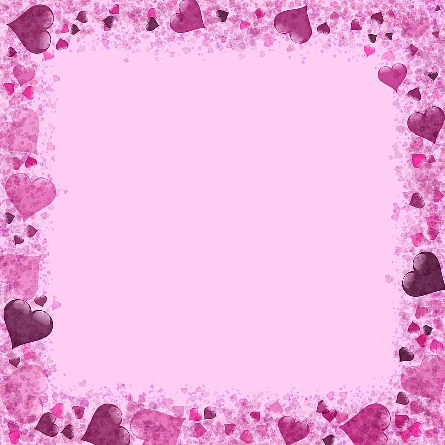 hart-, Valentijnsdag, romantisch, roze