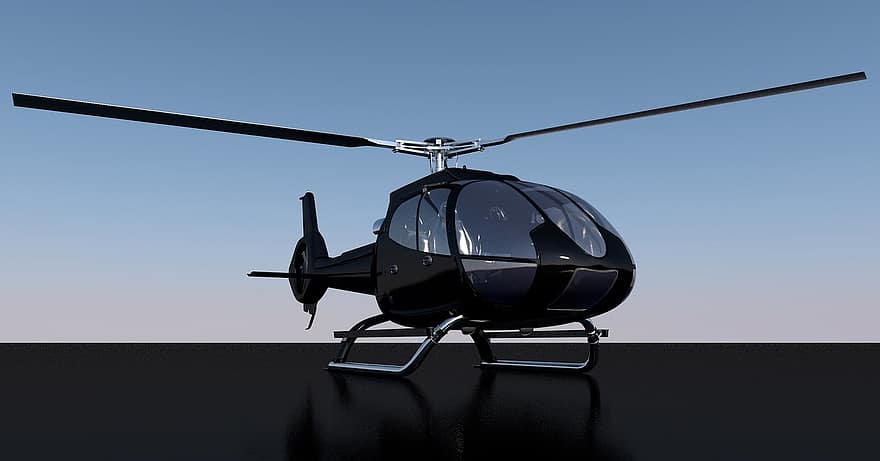 хеликоптер, ротор, ротори, самолет, пилотската кабина, полет, 3d