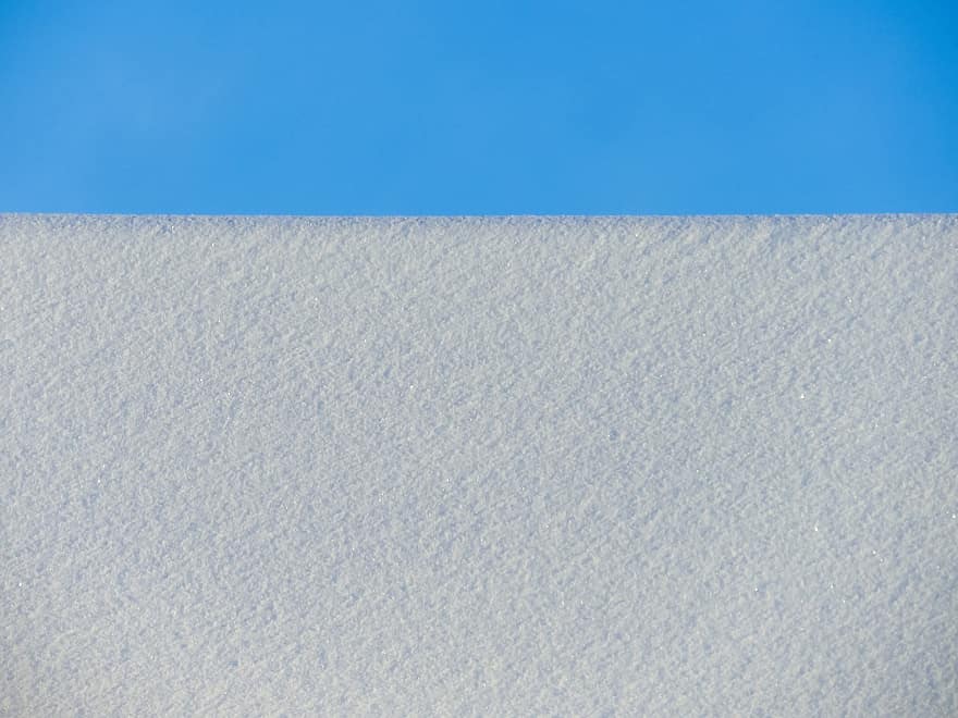 la neve, cielo, inverno, minimalismo, sfondi, blu, modello, fondale, astratto, avvicinamento, design