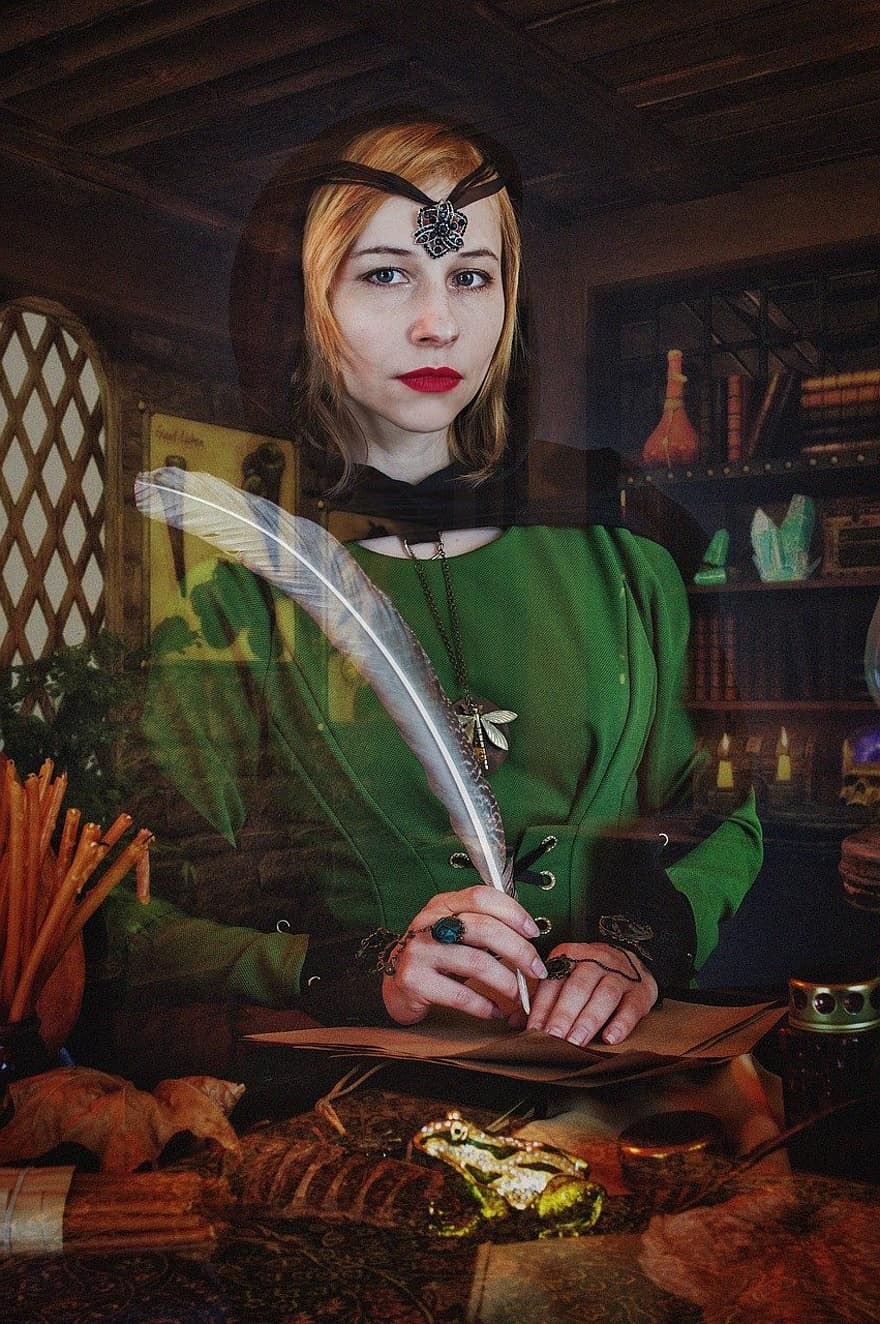 witch, fortune teller, the healer, women, adult, one person, indoors, fashion, portrait, beauty, young adult