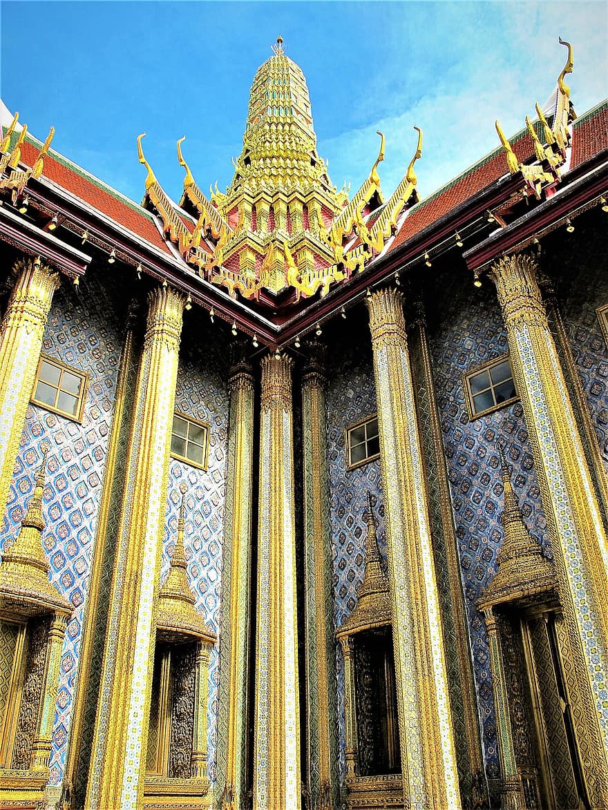 palads, arkitektur, kultur, Thailand, Asien, bangkok
