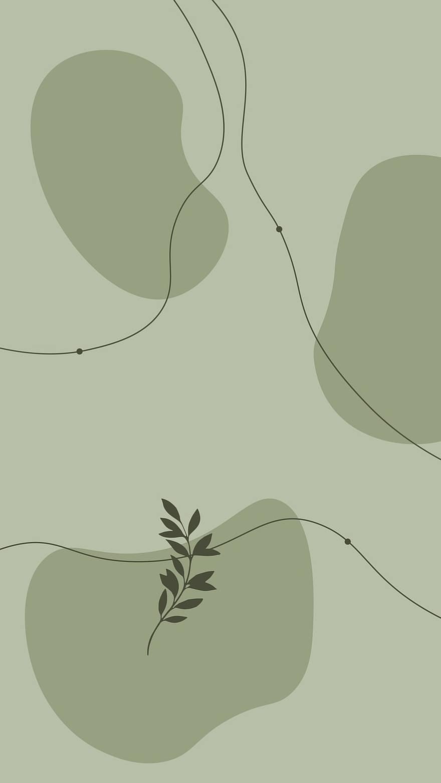 sfondo, minimalista, Linea artistica, carta da parati minimalista, sfondo minimalista, sfondo del telefono, verde, pianta, ramo, le foglie, natura