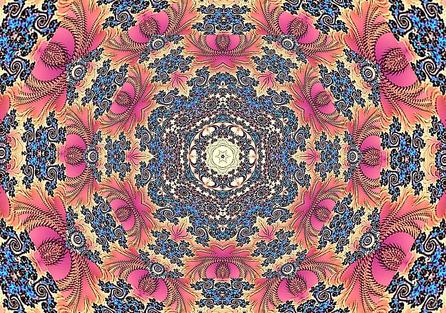 Mandala, Ornament, Kaleidoscope, Background, Wallpaper, Pattern, Rosette, Decor, Decorative, Symmetric, Design