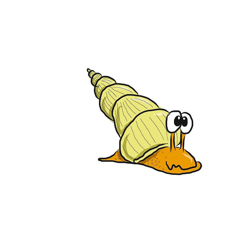 snegl, gastropode