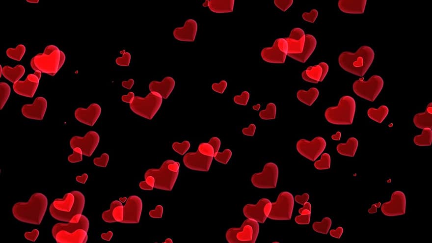 серце, рожевий, червоний, день святого Валентина, Вітальна листівка, романтичний, летить, люблячий, відносини, форма серця, привітання