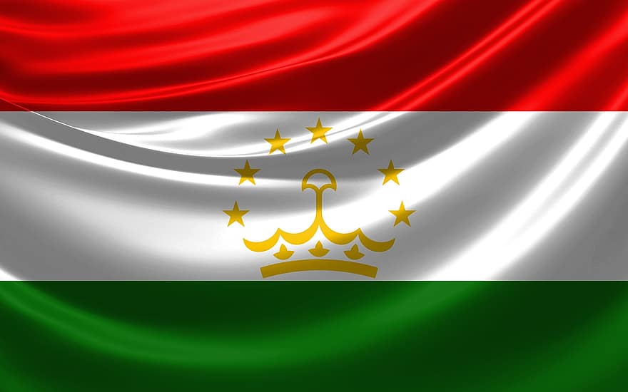 vlajka, Írán, Tádžikistán, Afghánistán, Indie, Khujand, Osetian-alania