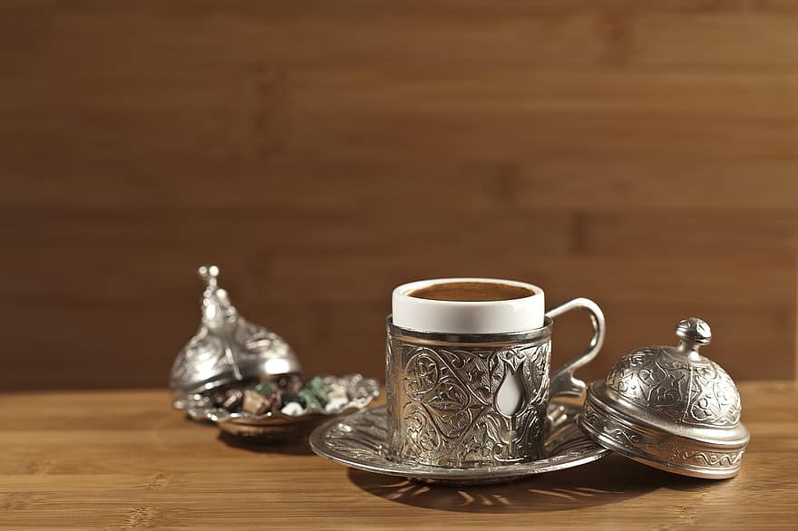 Café turco, café, tradicional, delicioso, plop, apresentação, Apresentação de café turco, chocolate, cultura, lindo