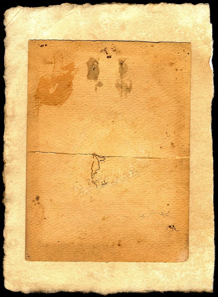 Raw, Yellow, Paper, Texture, Duo, Double, Antique, Old, Empty, Background, Brown