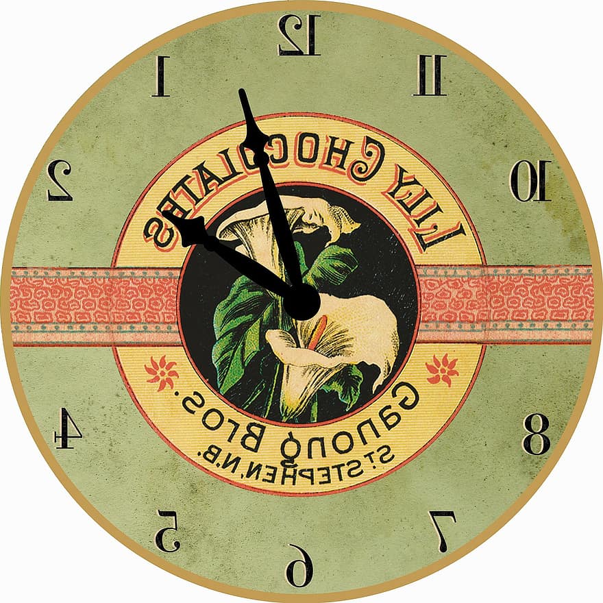 Uhr, Ziffernblatt, Jahrgang, viktorianisch, Antiquität