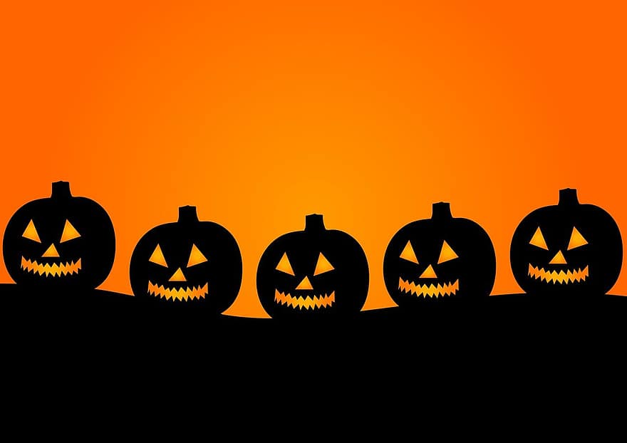 осінь, фон, чорний, святкування, падіння, графічний, Хеллоуїн, свято, жах, домкрат, ліхтар