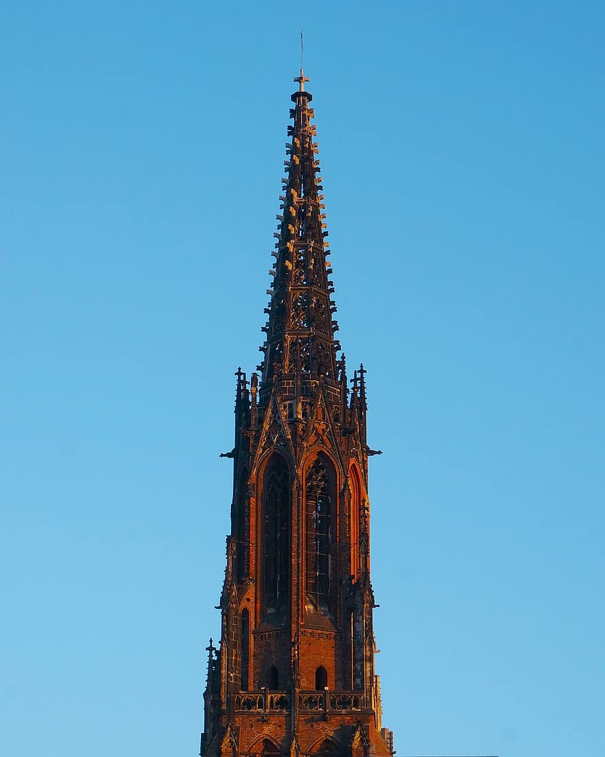 architecture, Wrocław, la tour, monument, église, fond d'écran