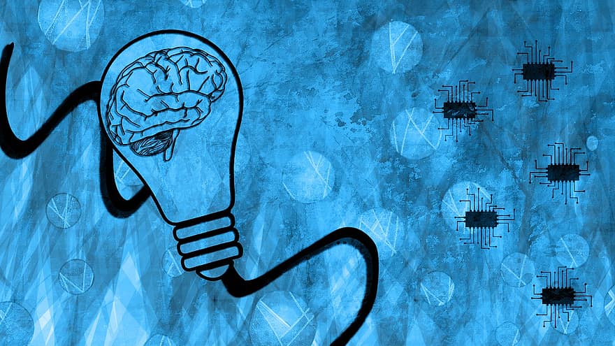 lâmpada, cérebro, mente, idéia, mentalidade, bulbo, psicologia, inovação, potencial, solução, sucesso