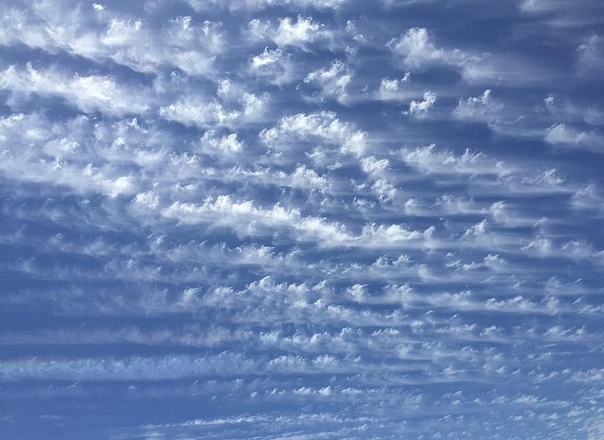 nori, valuri, Pene, cer, măturat, Cloudscape, ușoară, atmosfera, scenă, model, albastru