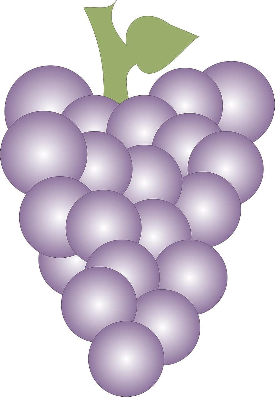 vynuogės, vaisiai, klasteris