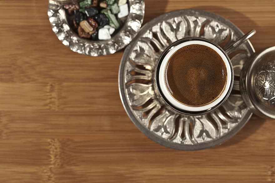 トルコ・コーヒー、コーヒー、伝統的な、おいしい、プロップ、プレゼンテーション、トルココーヒーのプレゼンテーション、チョコレート、文化、綺麗な