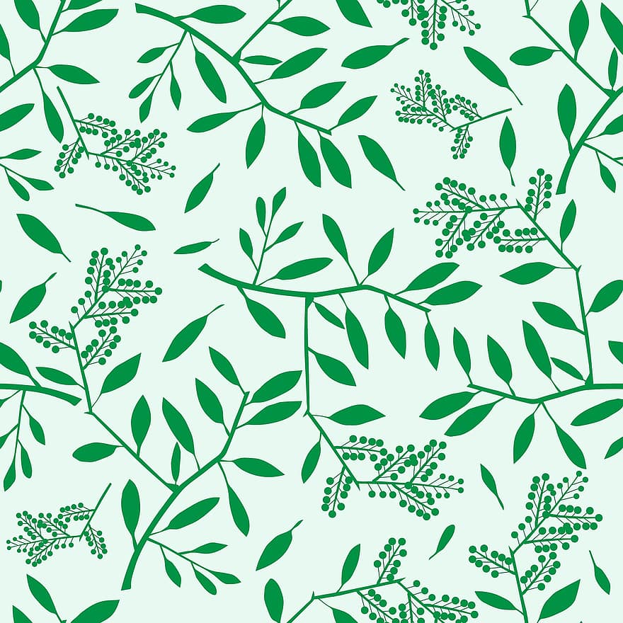 листья, листва, зеленый, обои на стену, бумага, фон, шаблон, дизайн, Изобразительное искусство