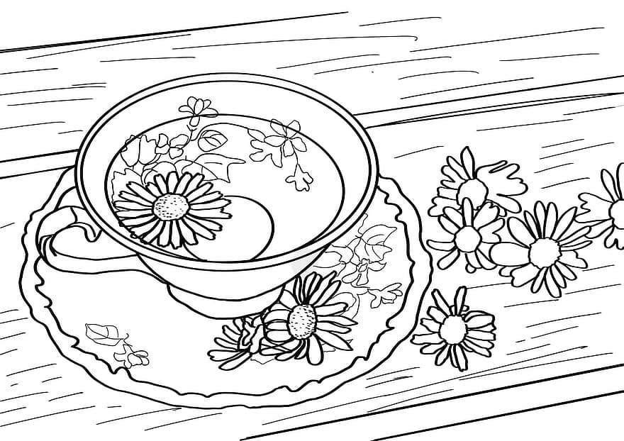 Linear, Drawing, Artwork, Coloring Page, Sketch