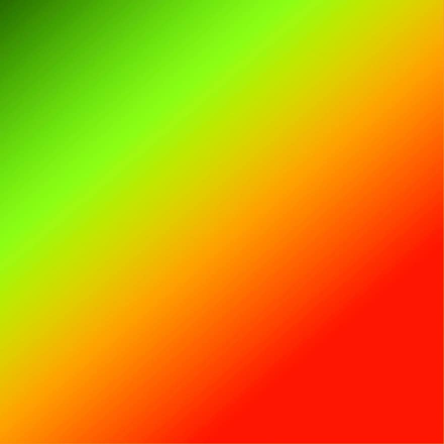 Gradient, Orange, Red, Chartreuse, Green, Lime, Bright, Bold, Vivid, Vibrant, Colorful