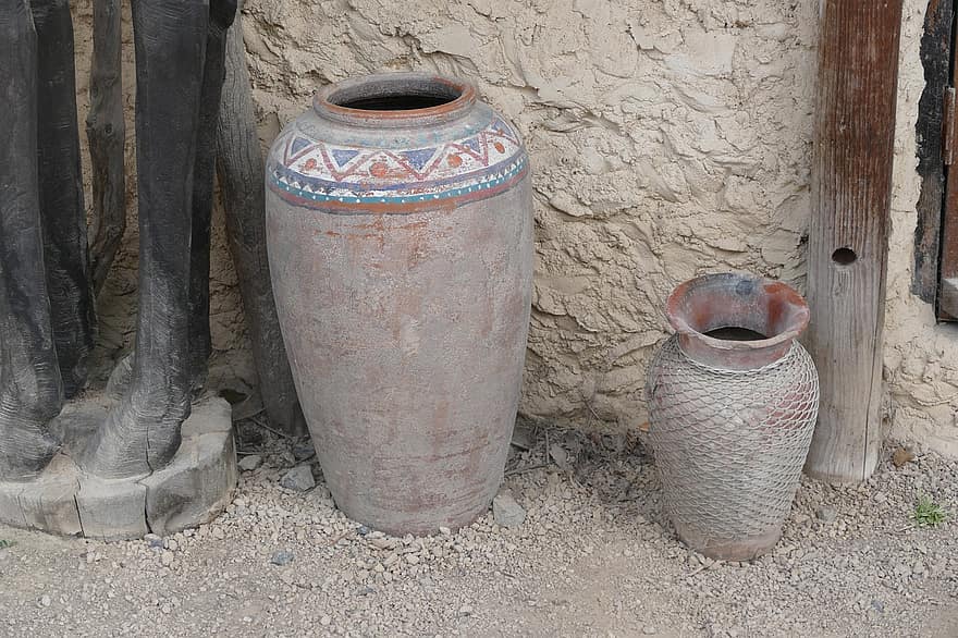 urne, gryde, antik, keramik, beholder, gammel, krukke, vase, årgang, terrakotta, keramisk