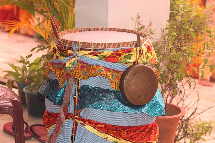 dhak, hudební nástroj, Bengálsko