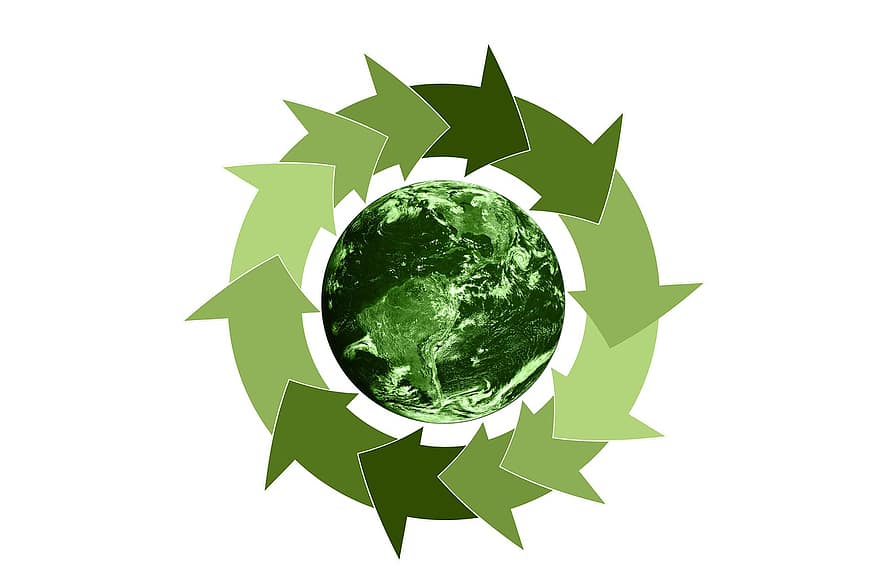 recycling, pijlen, netwerk, groen, milieu, milieubescherming, natuurbescherming, hernieuwbare, duurzame, duurzaamheid, symbool