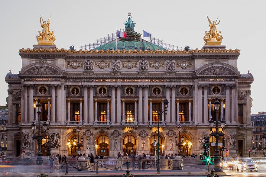 قصر غارنييه ، الأوبرا غارنييه ، باريس ، فرنسا ، مسرح