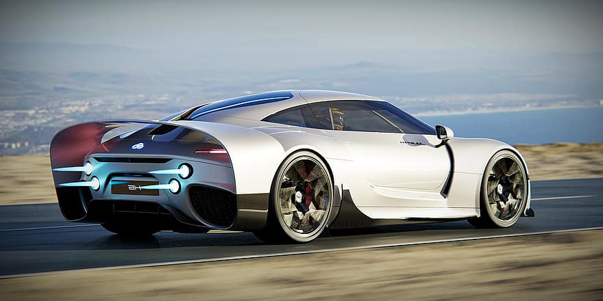 auto, macchina di lusso, velocità, veloce, veicolo, automobile, settore automobilistico, brillante, moderno, futuristico, design