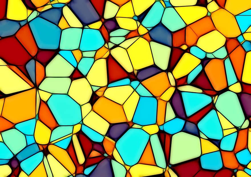 abstrakt, firkanter, trekant, polygon, baggrund, mønster, arrangement, æstetik, farve, kromaticitetsdiagram, form
