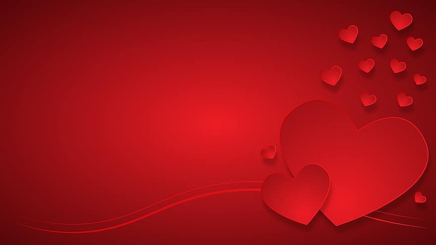 cuadro, corazón, papel pintado, fondo, amor corazon, enamorado, rojo, símbolo, forma, día, diseño