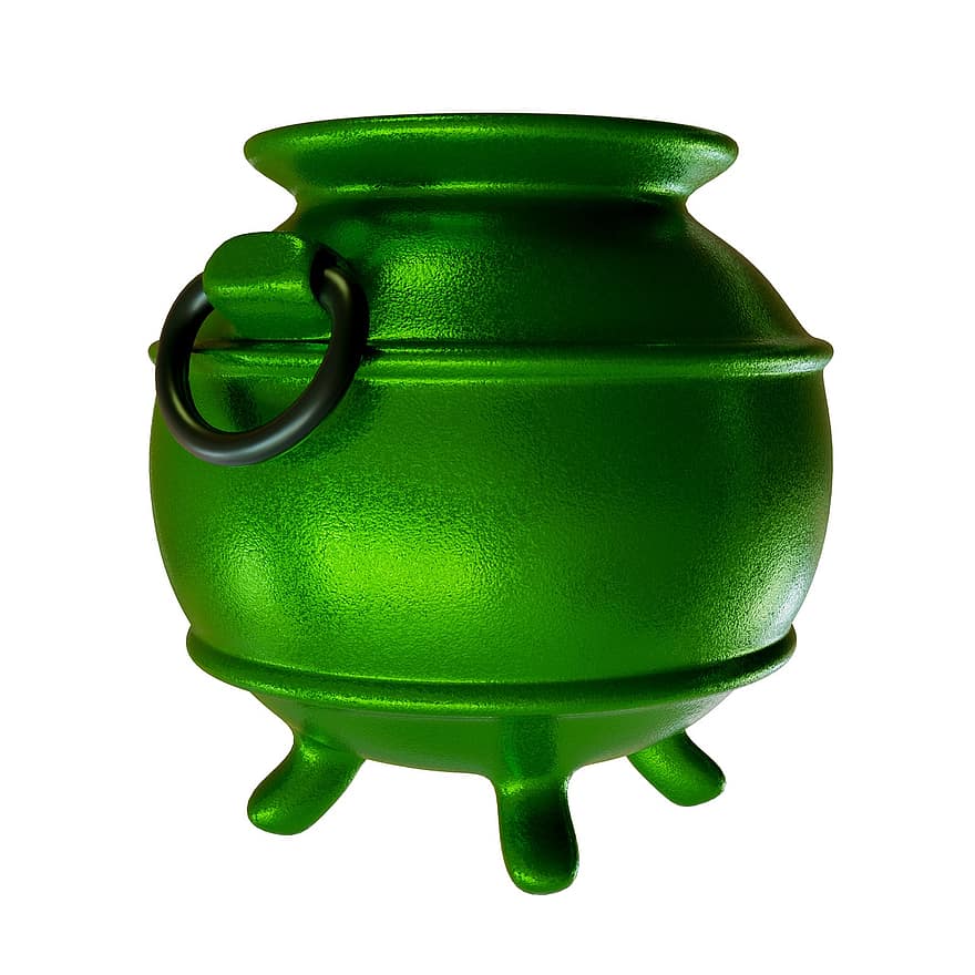 Holiday, St Patrick's Day, Shamrock, Symbol, Greeting, green color, single object, flower pot, pottery, cultures, close-up