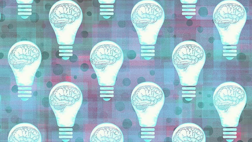 cervello, lampadina, modello, mente, psicologia, Generazione di idee, idea, energia, innovazione, luce, elettricità