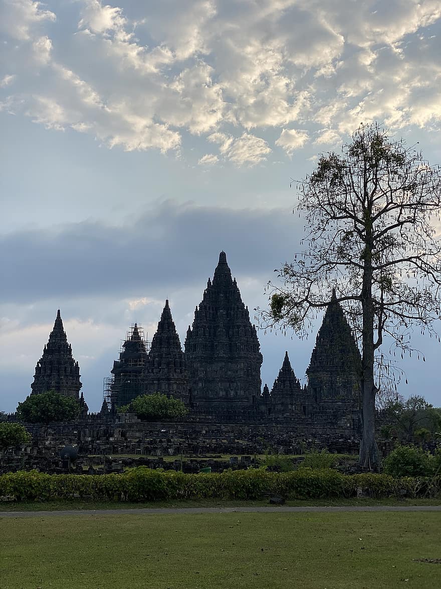prambanan, temple, indonèsia, yogyakarta, edifici, arquitectura, històric