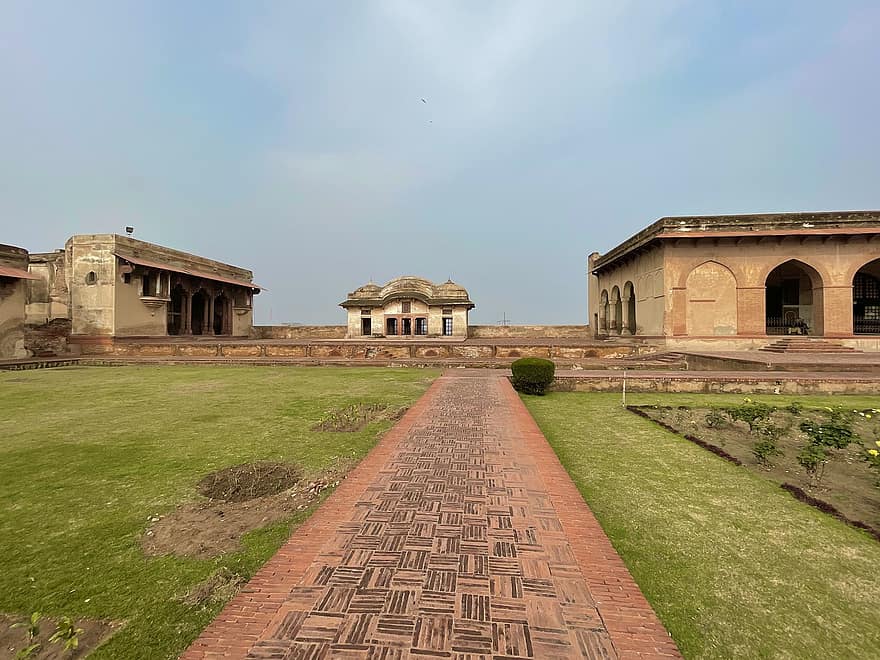 Diwan-i-Khas, Lahore, Pakistan, punjab, Lahore Fort, pad, gebouwen, historisch, monument