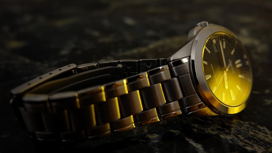 rellotge de polsera, temps, casio, accessoris, veure, Rellotge de polsera clàssic, plata, inoxidable