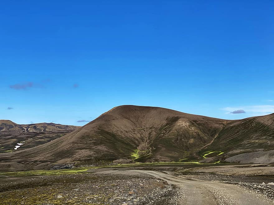 la nature, voyager, exploration, en plein air, rural, landmannalaugar, volcan