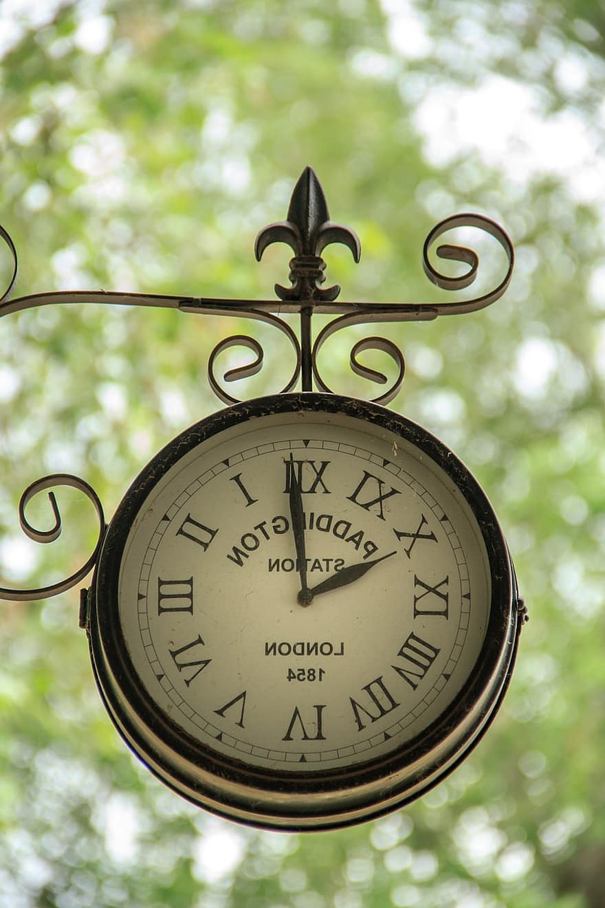 laikrodis, žiūrėti, laikas, valandų, minučių, sekundžių, traukinių stotis, laikmatis, tvarkaraštį, derliaus, Anglijoje