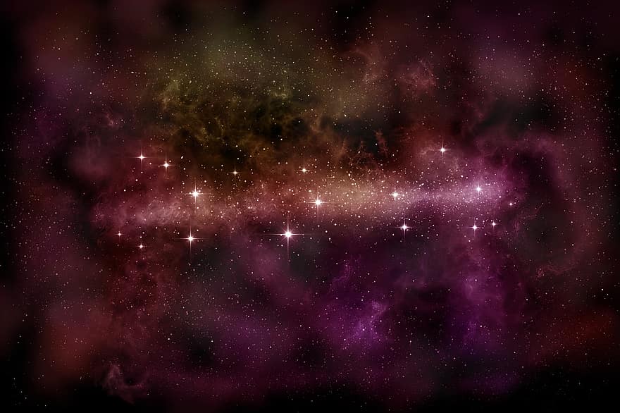 wszechświat, gwiazdy, tło, abstrakcyjny, przestrzeń, Mgławica Kosmiczna, galaktyka, mgławica, noc, astronomia, gwiazda