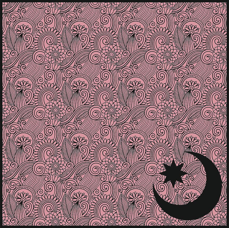 Muslimischer Hintergrund, Ramadan, Mond, Star, religiös, Islam, beten, arabisch, Allah, Muslim, heilig