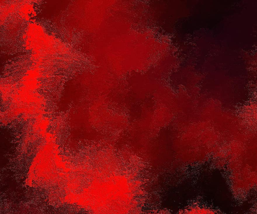 Texture, Painting, Background, Red, Painted