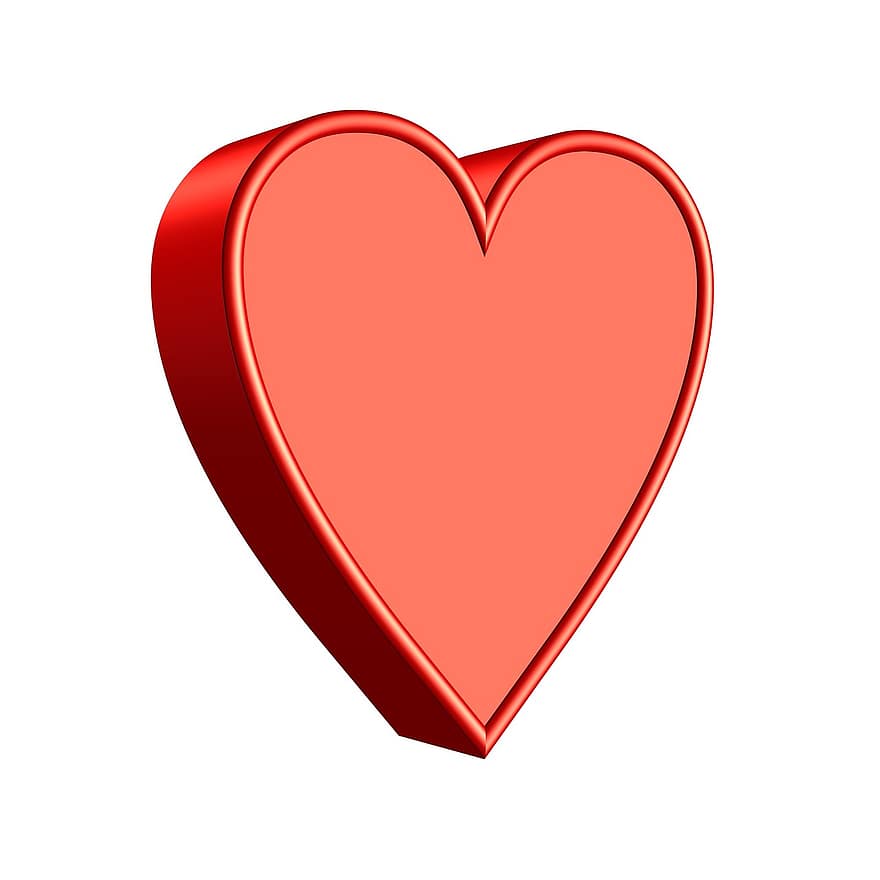 hjärta, kärlek, vän, valentine, röd, dag, romantik, symbol, form, design, romantisk