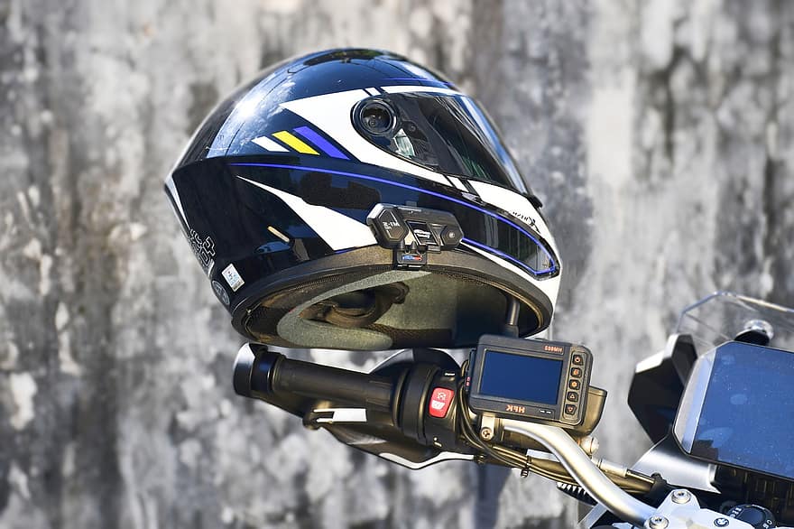 motocykl, helma, motor, cestovat, sport, extrémní sporty, přeprava, sportovní helma, detail, Rychlost, zařízení
