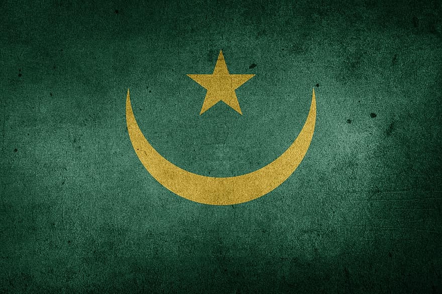 ธง, มอริเตเนีย, แอฟริกา