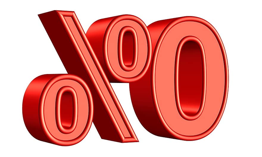 nul, procent, statistisch, geld, teken, symbool, verkoop, korting, aanbod, icoon, percentage