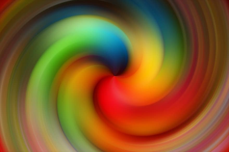 resumen, espiral, Art º, creatividad, arco iris