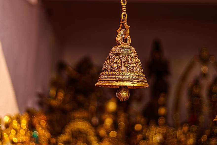 Glocke, mandir, Hindu Tempel, Hinduismus, Indien, Prunkstück