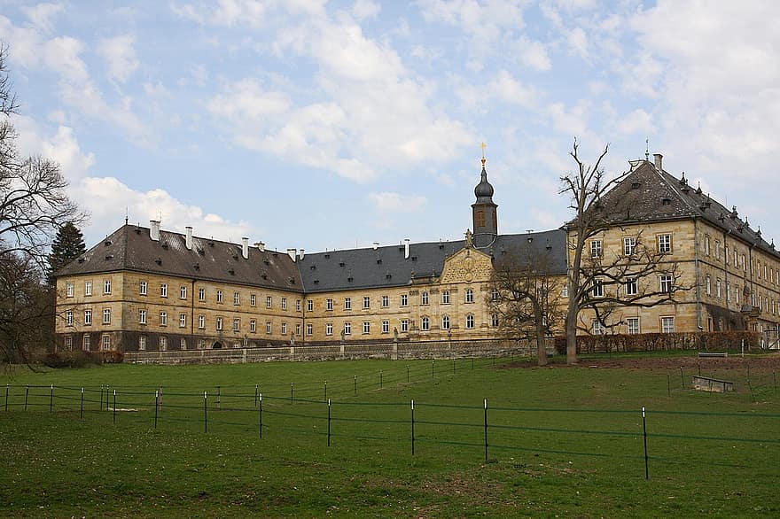 Castelul Tambach, castel, parc, peluză, Tambach, Franconia, Franconia superioară, bavaria, Germania, arhitectură, clădire