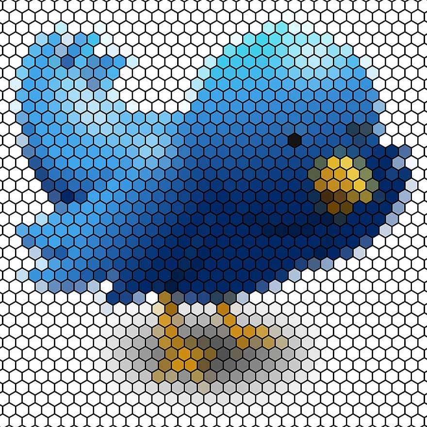 tjilpen, Twitter-patroon, Twitter-pictogram, gekwetter, vogel, blauw, sociale media, naadloos patroon, abstract, communicatie, aansluiten
