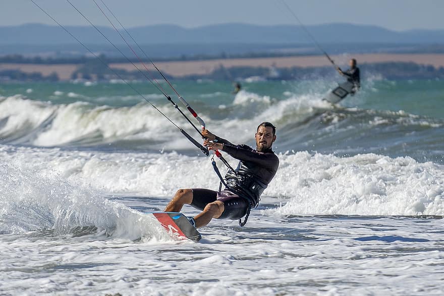 Extreme, Kite, Wind, Sport, Kitesurfing, Kiteboarding, Extreme Sports, Surf, Sea, Surfing, Surfer