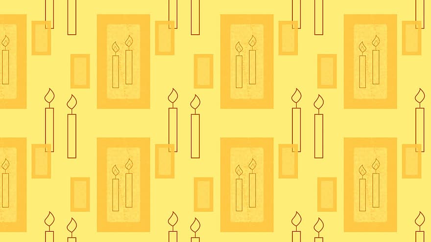 Candles, Background, Pattern, Candlelight, Burning Candles, Yellow, Flame, Shabbat Candles, Shabbat, Judaism, Religion