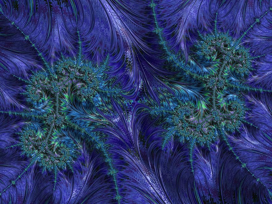 fractali, arta fractală, abstract